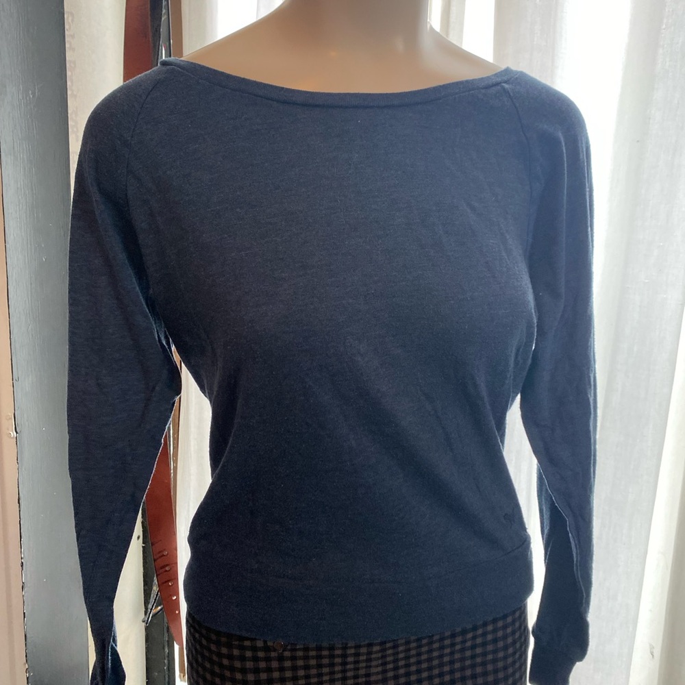 PINK Victoria's Secret Navy Long Sleeve Tee